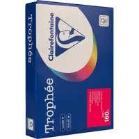 Clairefontaine 250 Blatt Clairfontaine Farbiges Kopierpapier "Trophee" 160 g/m², DIN A4, kirschrot – Produktbild 1 von 1