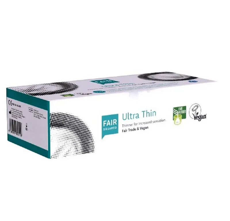 Fair Squared Fair Squared Kondome Ultra Thin - 100 Stück aus Naturkautschuklatex – Produktbild 1 von 5
