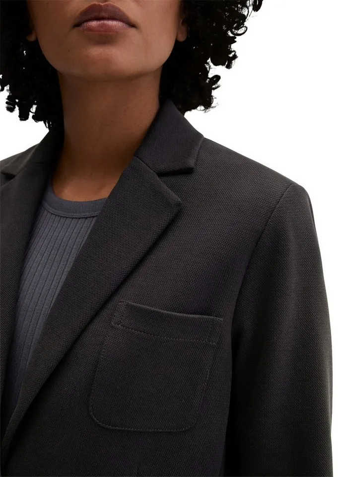 Marc O'Polo Marc O'Polo Jerseyblazer aus Organic Cotton-Mix, Blau, – Produktbild 4 von 5