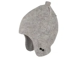 Pure pure by Bauer PURE PURE by Bauer Baby und Kindermütze mit Zipfel Bio-Merinowolle Fleece moonrock Gr.49 – Produktbild 1 von 1
