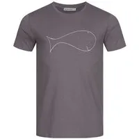 NATIVE SOULS NATIVE SOULS T-Shirt Herren - Whale, Charcoal, – Produktbild 1 von 1