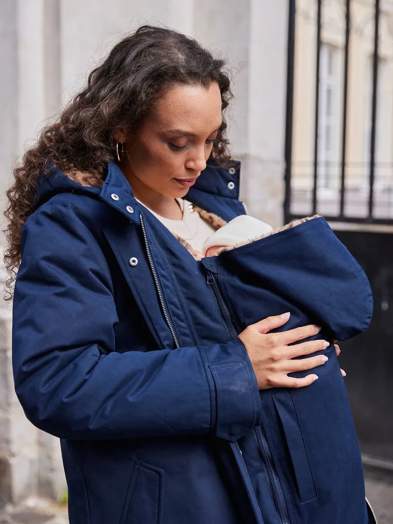 Envie De Fraise 2-in-1-Umstandsjacke, Marine, – Produktbild 1 von 4
