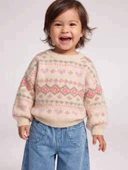 Vertbaudet Baby Pullover mit Jacquardmuster – Produktbild 1 von 1