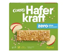 Corny Corny Riegel Haferkraft Zero Apfel, 4 Haferriegel – Produktbild 1 von 1