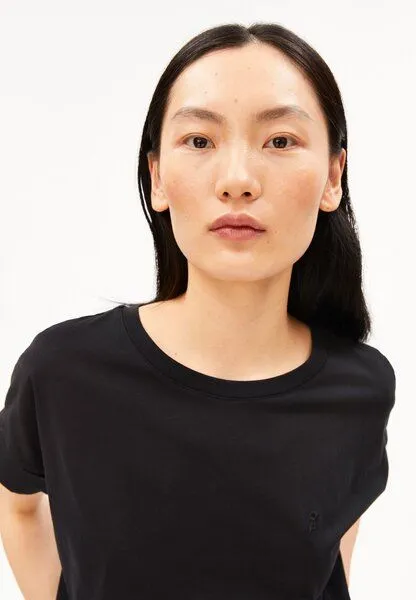 ARMEDANGELS ARMEDANGELS IDAARA Damen T-Shirt aus Bio-Baumwolle, Black, – Produktbild 6 von 7