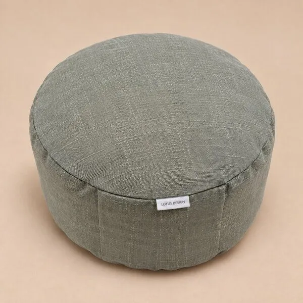 Lotus Design® Lotus Design® Meditationskissen Mesa 15 cm aus Bio-Baumwolle, Schilfgrün (grün), – Produktbild 2 von 3