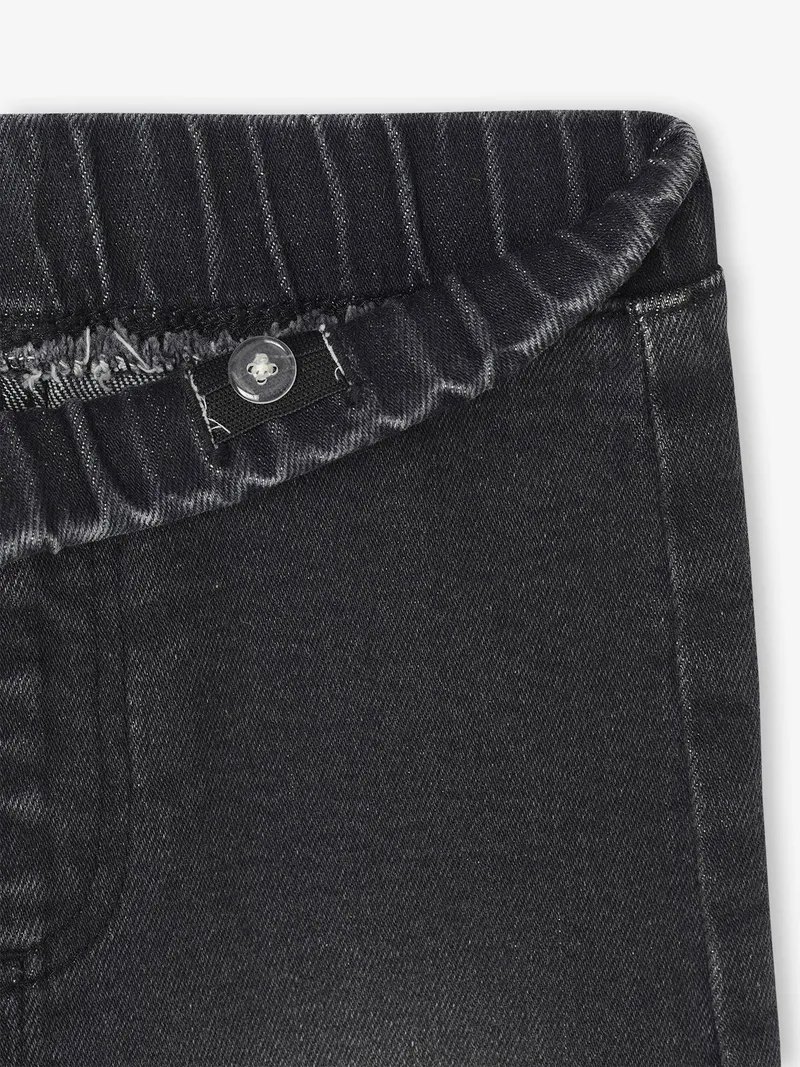 Vertbaudet Weite Mädchen Jeggings BASIC er denim, Grauer denim, – Produktbild 2 von 3
