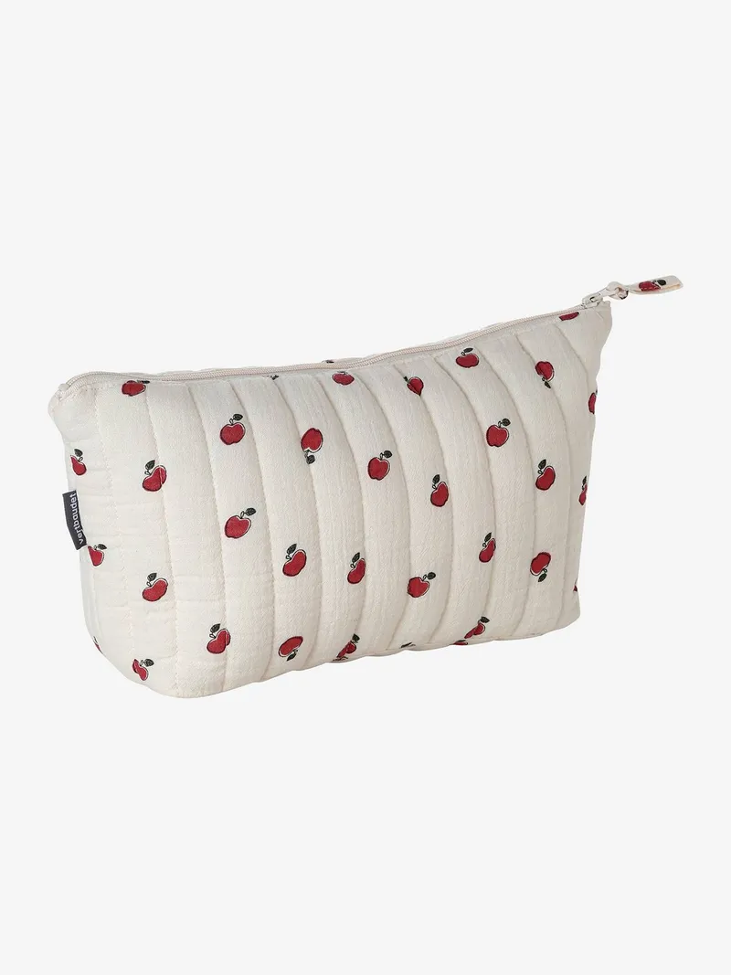 Vertbaudet Baby Waschbeutel aus Musselin BASIC, Rosa, – Produktbild 2 von 4