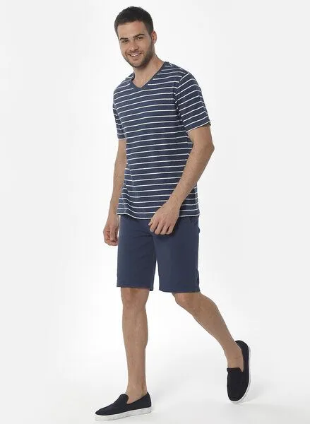 ORGANICATION ORGANICATION Chino-Shorts aus Bio-Baumwolle, Blau(navy), – Produktbild 2 von 4