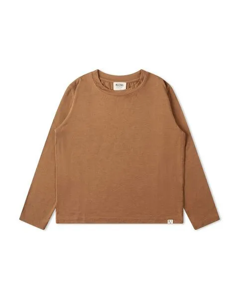 MATONA Matona Weiches Langarmshirt für Kinder aus Model / Modal Longsleeve, Light brown, – Produktbild 4 von 4