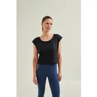 Wellicious Wellicious Cropped Dance Vest, Caviar black, – Produktbild 1 von 1