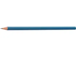 Memo Bleistift blau lackiert rund aus Zedernholz, FSC-zertifiziert – Produktbild 1 von 1