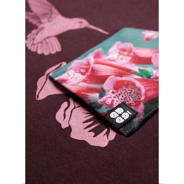 FÄDD FÄDD Damen Sweatshirt Pullover aus Bio-Baumwolle "KOLLIDEE BT", Rotbraun (rot), – Produktbild 4 von 4