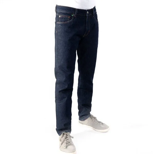 fairjeans fairjeans REGULAR NAVY 100, dunkelblaue Jeans aus 100% Bio-Baumwolle ohne Elasthan – Produktbild 3 von 4