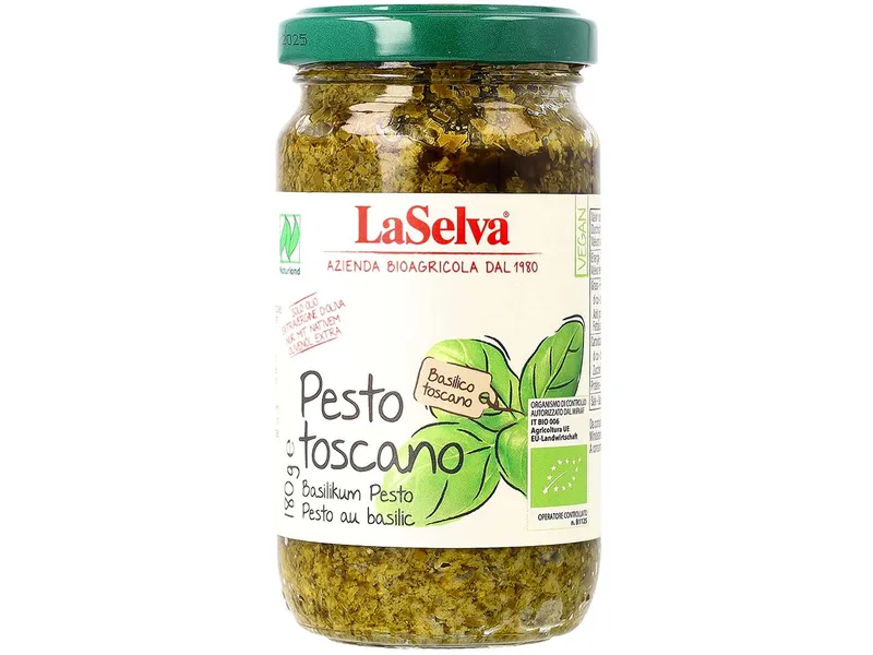 LaSelva LaSelva Bio-Pesto "Toscano" mit Basilikum, 180 g – Produktbild 1 von 1