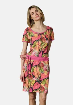 ragwear ragwear Sommerkleid Baomi Tropic YOUMODO Gemustertes Kurzarm Kleid für Damen – Produktbild 1 von 1