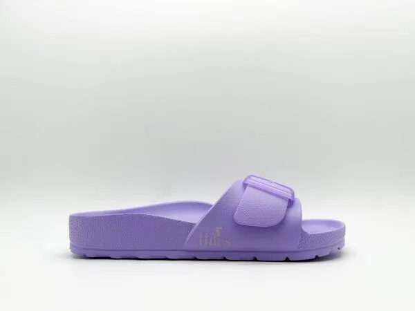 thies Vegane Ecofoam Strap Sandale von thies ® aus recyceltem EVA, Lavender (violet), – Produktbild 2 von 4