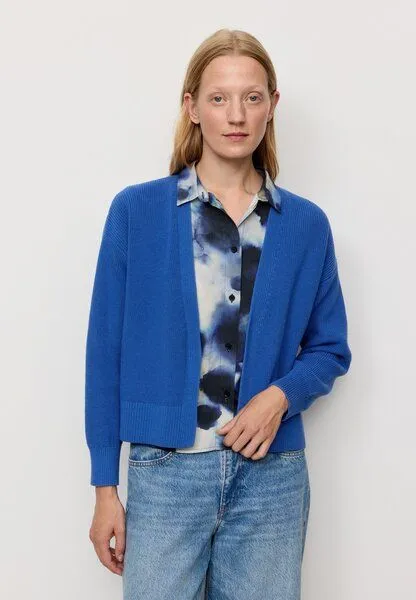 recolution Damen Strickcardigan aus Bio-Baumwolle - MORINGA - recolution, Electric blue (blau), – Produktbild 1 von 4