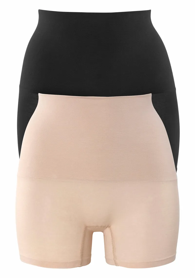 petite fleur by Lascana Formpants schwarz, beige, Schwarz, beige, – Produktbild 1 von 3