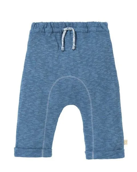 Disana disana Baby 3/4 Strickhose Bio Baumwolle kbA Leinen, Taubenblau, – Produktbild 1 von 2