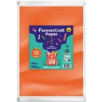 Clairefontaine 100 Blatt Tonpapier DIN A4 "forever craft paper" 120g/m² orange – Produktbild 1 von 1