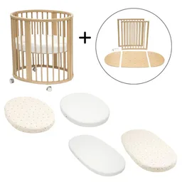 Stokke Stokke Sleepi Kinderbett- und Babybett-Komplettset - Natural - Ecru – Produktbild 1 von 1