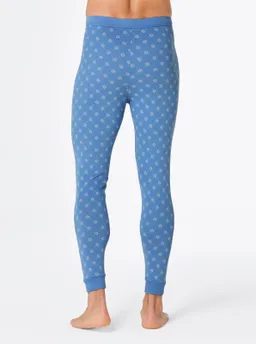 wäschepur men Hose lang mittelblau + mittelblau-bedruckt – Produktbild 1 von 1