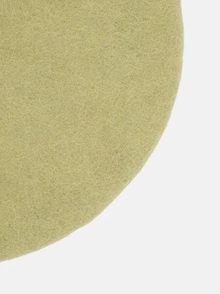 myfelt myfelt Flachfilz Sitzauflage (⌀ 36 cm, 36 x 36 cm), Hellgrün (pitt), – Produktbild 2 von 4
