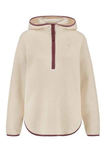 hessnatur hessnatur Fleece Hoodie Relaxed ACTIVE LIGHT aus reiner Bio-Baumwolle, Natur, – Produktbild 3 von 4