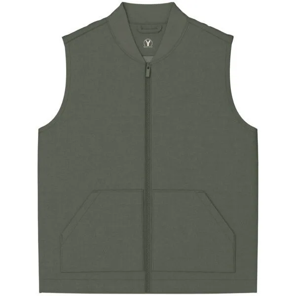 YTWOO YTWOO Unisex-Bodywarmer mit Teddykragen, Organic khaki, – Produktbild 1 von 2