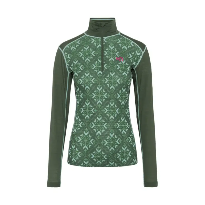 Kari Traa 1/2-Zip-Jacke, Damen Kari Traa Iselin, Vert, – Produktbild 1 von 1