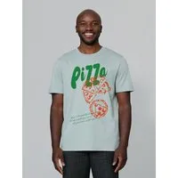 watapparel watapparel T-Shirt Unisex Pizza, Aloe, – Produktbild 1 von 1