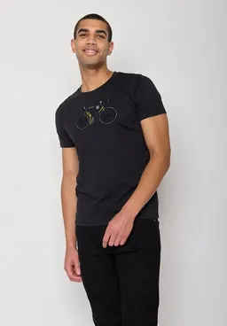 GreenBomb GREENBOMB Bike Knut Guide - Sportliches T-Shirt aus Bio-Baumwolle / hochwertiger Print / GOTS / Fair & Vegan – Produktbild 1 von 1