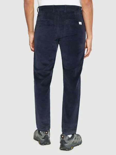 Knowledge Cotton Apparel Knowledge Cotton Apparel Herren Cordhose - Chuck Regular Corduroy Pants - aus Baumwolle, Night sky (blau), – Produktbild 2 von 4