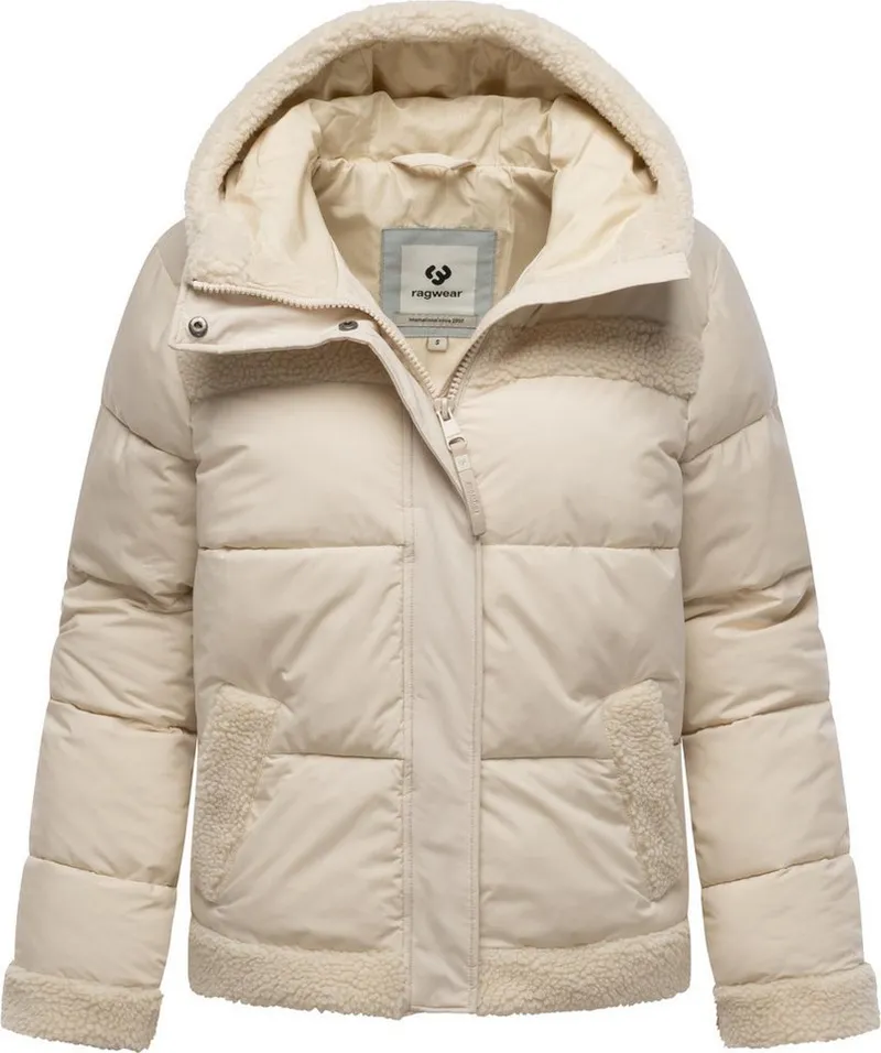 ragwear ragwear Winterjacke Editah YOUMODO warme modische Jacke mit Plüsch-Details, Weiß, – Produktbild 5 von 5