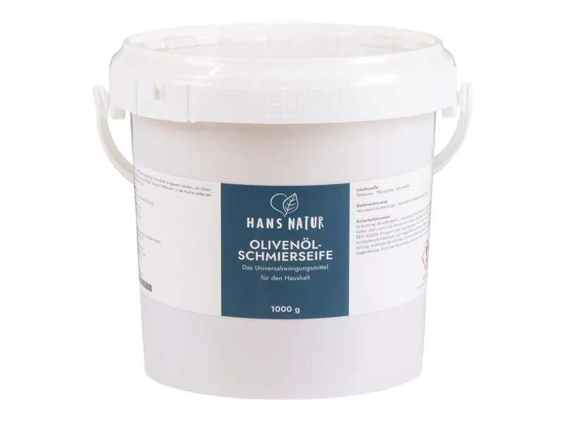 HANS NATUR Olivenöl-Schmierseife pastös 1000g – Produktbild 1 von 2