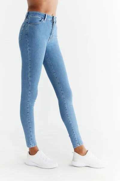 Evermind Evermind W's Skinny Fit-WD1014, Day sky blue, – Produktbild 2 von 5