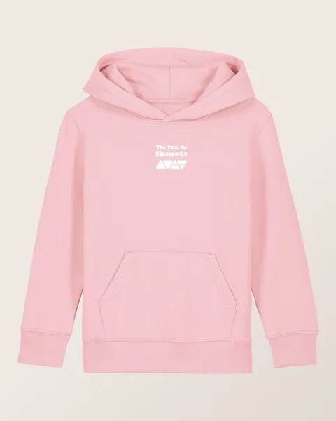 THE FACE OF ELEMENTS THE FACE OF ELEMENTS Playful Color Rush - Relaxed Fit Kids Hoodie aus 100% Bio-Baumwolle, Soft rose (rosa), – Produktbild 1 von 4
