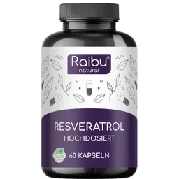 Raibu Natural Raibu Natural Resveratrol | 60 Kapseln – Produktbild 1 von 1