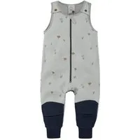 hessnatur hessnatur Fleece Sommer Overall mit Softshell aus reiner Bio-Baumwolle, Nebelgrau, – Produktbild 1 von 1