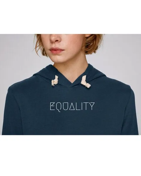 Human Family Human Family Bio Unisex Hoodie - Enjoy "Equality", Navy, – Produktbild 2 von 2