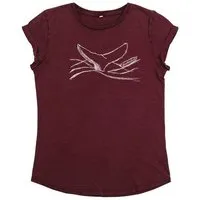 ilovemixtapes ilovemixtapes Frauen T-Shirt mit Walflosse aus 100% Biobaumwolle – Produktbild 1 von 1