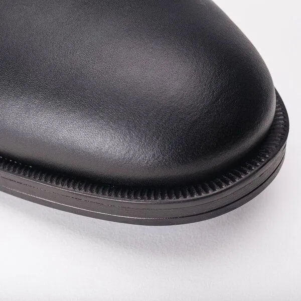 Nae Vegan Shoes Nae Vegan Shoes NAE Mikel Black- vegane Blucher- Schuhe mit runder Fußspitze – Produktbild 4 von 4