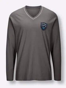 wäschepur men Schlafanzug-Shirt anthrazit – Produktbild 1 von 1