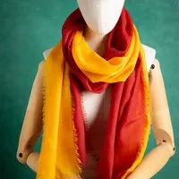 nahtur-design nahtur-design 2 Wolltücher "hauchfein", Gelb-rot (gelb), – Produktbild 1 von 1
