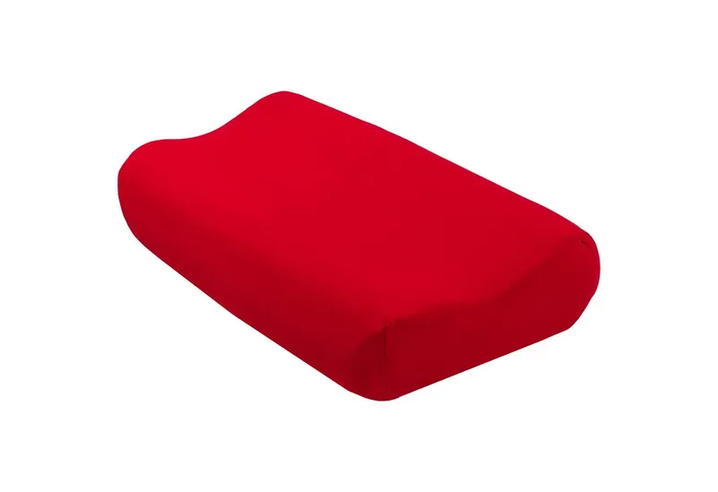 Traumschloss Kissenbezug Flex, (1 Stück), Edel-Jersey, mit Reißverschluss, Seitenschläferkissen, Rot, – Produktbild 4 von 4