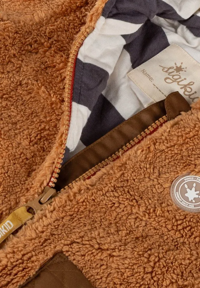 sigikid sigikid Overall Winterbär für Babys Jungen (1-tlg), Braun, – Produktbild 5 von 5