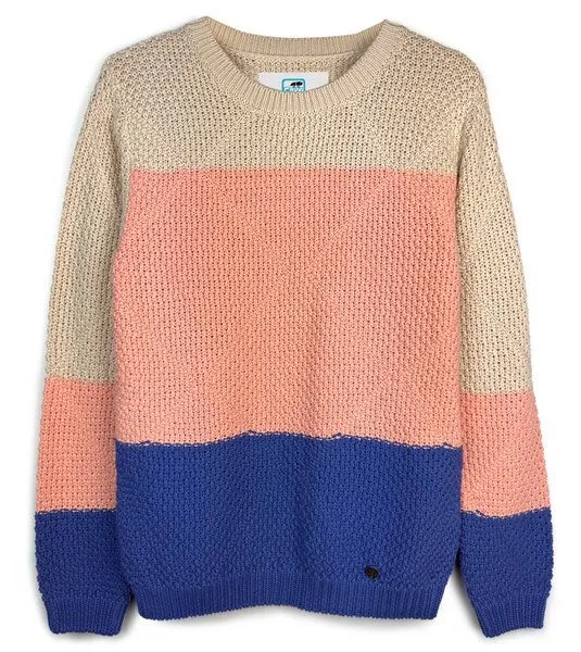 Gary Mash GARY MASH Pullover Lamona aus Biobaumwolle, Blockstreifen (blau), – Produktbild 4 von 4