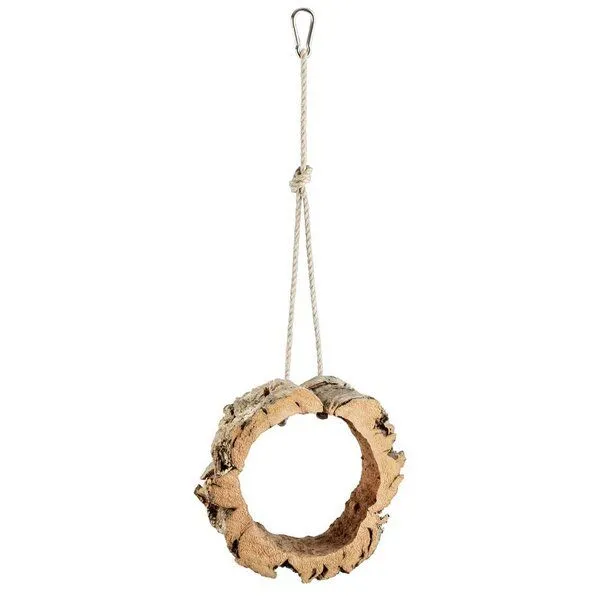 Kork-Deko Kork-Deko Vogel-Schaukel aus Naturkork-Rinde, rund ⌀ = 10 cm – Produktbild 2 von 5
