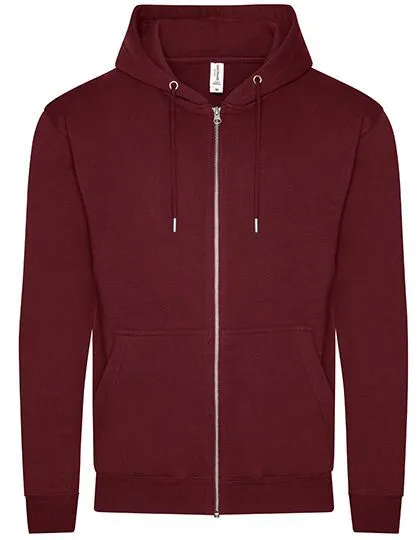 Just Hoods Just Hoods Herren Unisex College Hoodie, Burgundy, – Produktbild 2 von 3